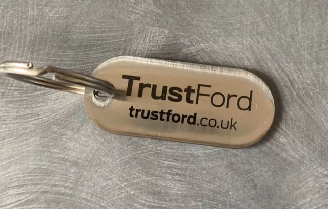 Genuine Ford TrustFord Dealer Metal Keyring Focus Mondeo Fiesta Kuga ST Line RS