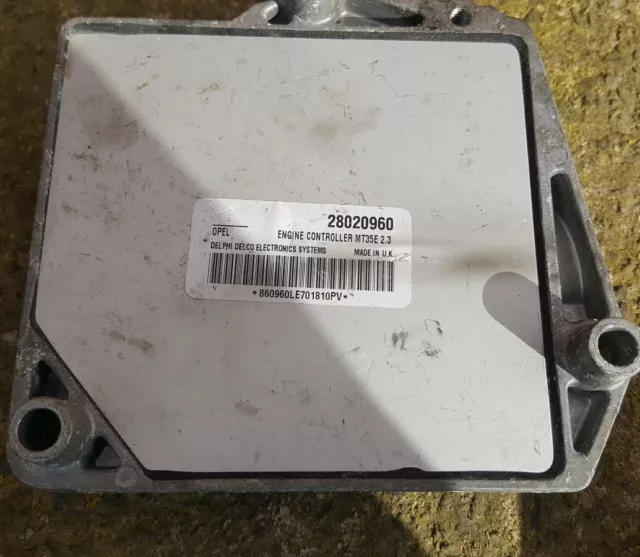 28020960 Vauxhall Astra H Zafira B Engine Ecu OPEL MT35E Delphi