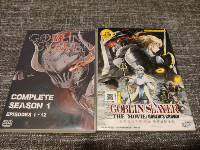 DVD~ANIME GOBLIN SLAYER VOL.1-12 END + FILME INGLÊS