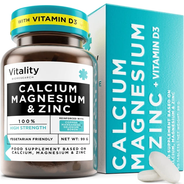 CALCIUM, MAGNESIUM, ZINC and Vitamin D Supplement, Magnesium and Zinc
