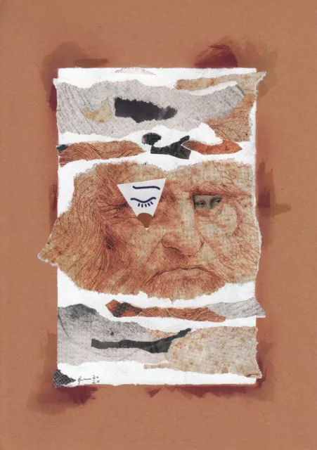 Collage ORIGINALE - Pezzo unico! - f.to cm.21x29,7 - Fai più bella la tua casa!