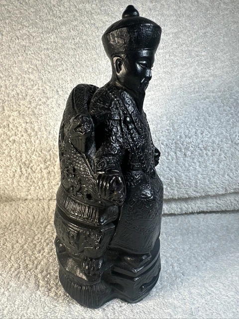 Antique Reproduction Circa 20's Chinese emperor resin figurine