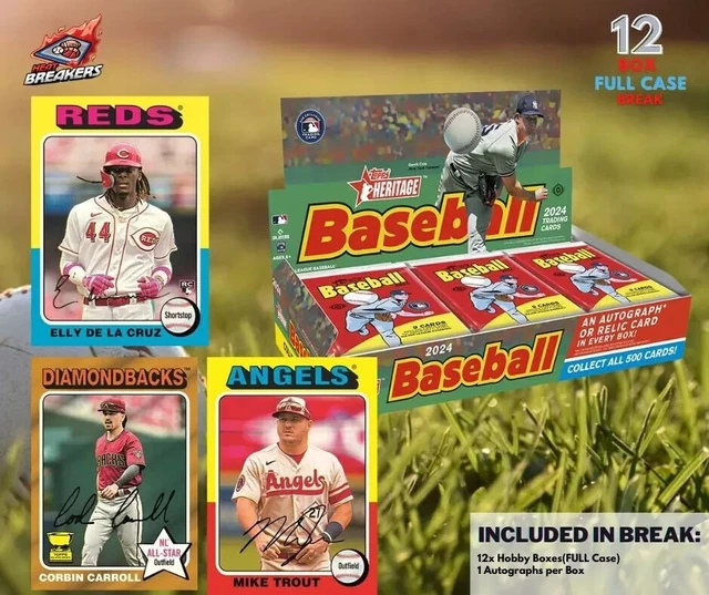 CHICAGO CUBS 2024 TOPPS HERITAGE BASEBALL CASE BREAK 1044 19.99