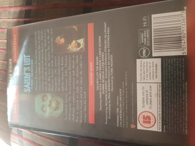 Salem's Lot - Full Length Version (VHS/ 1995) Horror Stephen King