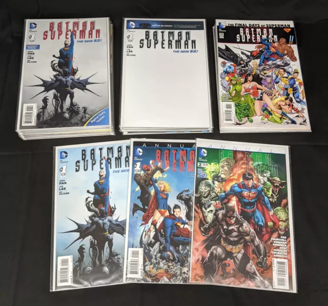 Batman Superman New 52 # 1-32, Annual #1-2 [COMPLETE SET] + VARIENTS - VF/NM