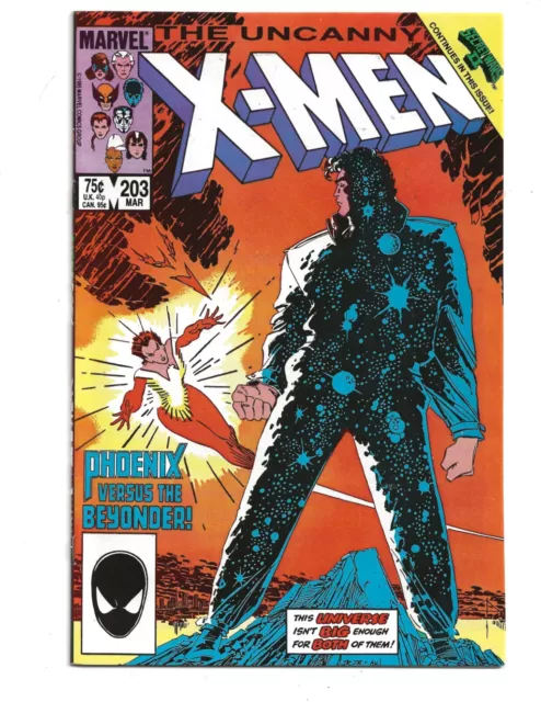 Uncanny X-Men #203 (1986) High Grade VF/NM 9.0