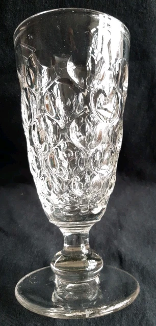 ANTIQUE VICTORIAN PRESSED Glass Rummer U-bowl Tavern Ale Goblet 174mm £ ...