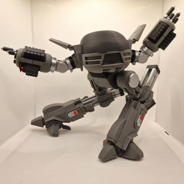 Ed Printed Model ROBOCOP 1987 ED-209 POSEABLE 3D printed model - 2 Sizes Normal and VERY ...