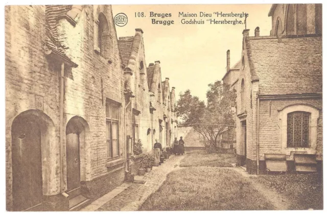 CPA BELGIQUE - BRUGGE - BRUGES - 108. Maison Dieu Herstberghe - Godshuis Herstbe