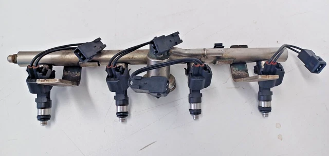 Bosch 380cc Fuel Injectors Set Of 4 For R53 MINI Cooper S (ST225) - Genuine Bosch 0280158315 With EV6-EV1 Adaptors