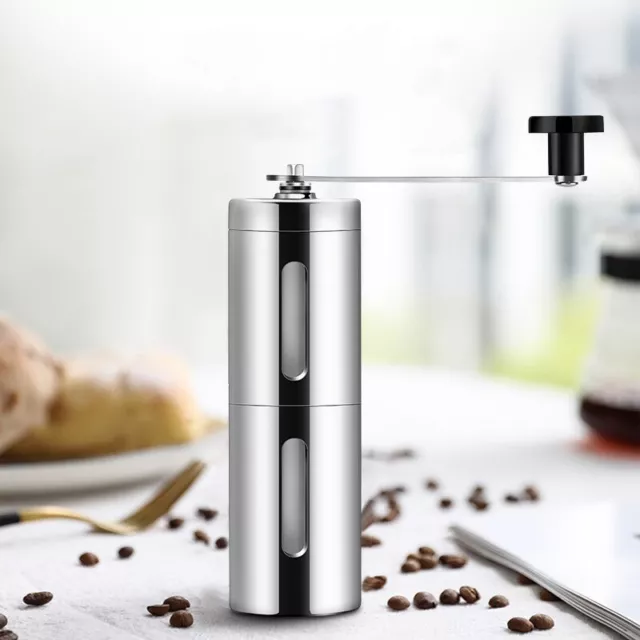 Manual Coffee Bean Grinder Adjustable Coarseness Ceramic Hand Held Grinding Mill