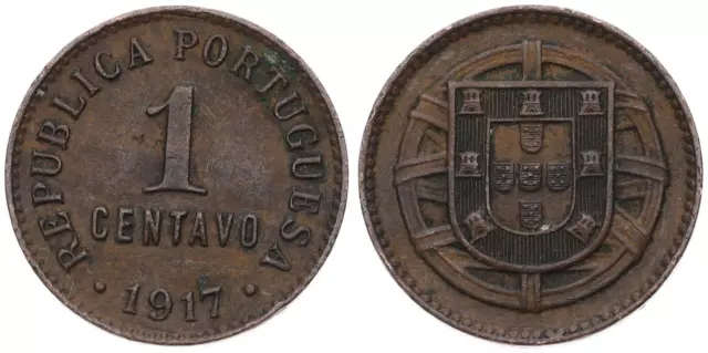 Portugal - Portuguese 1 Centavo 1917-1922 - Various Years