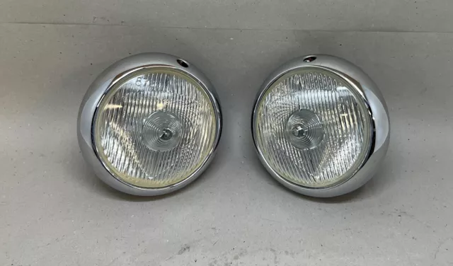 Marchal 8760 Pair of Headlights Paar Scheinwerfer Porsche 917 Ferrari - NOS 2