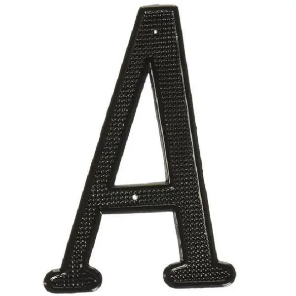 Stanley 4" Zinc Nail-On House Letter