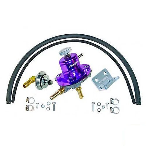 Sytec 1:1 Regolabile Carburante Pressione Regolatore Kit (Viola) (VK-SAR-Z1-P)