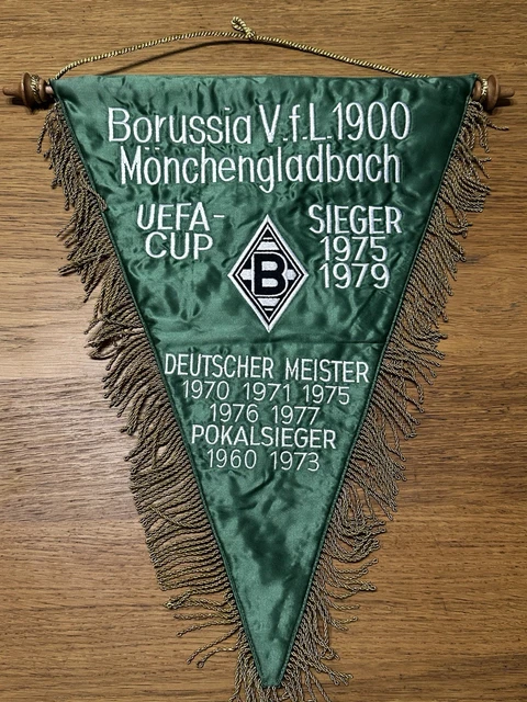 Fanion Vintage Borussia Mönchengladbach - Grand Format - Collection Football Allemand