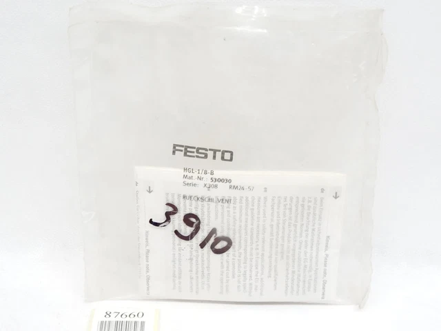 Festo Soupape de Retenue HGL-1/8-B/530030/ Neuf Emballage D'Origine
