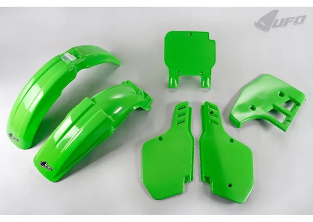 UFO PLAST Kit Plastiche Completo  per Kawasaki KX 125 1989 > 1989 verde 026