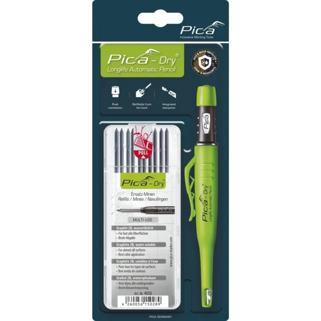 Dry Longlife Automatic Pencil With Pica-Dry 10 Pack Refill