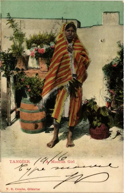 CPA AK TANGER A Moorish Girl MAROC (824794)