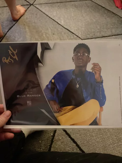 RJ Cyler Signed 10x8 Autograph photo - SCREAM TV - Power Rangers