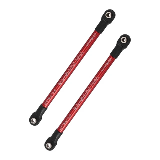 2 pezzi barra di spinta alluminio collegamento 5318X 5318 rosso anodizzato per 8752