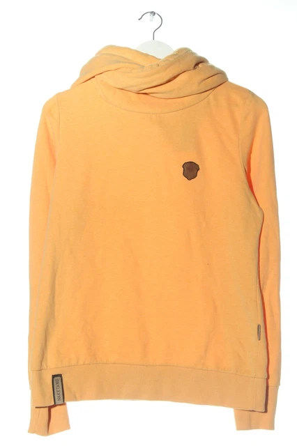 Maglietta con cappuccio Naketano donna taglia DE 40 arancione chiaro look casual