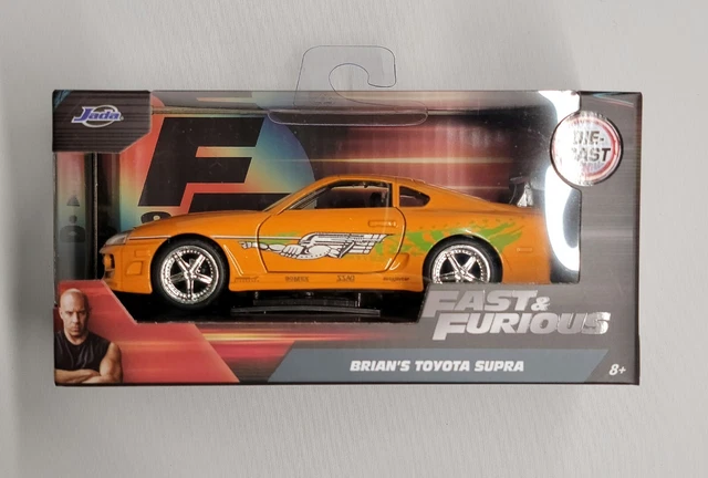 Jada Toys Fast & Furious - Brian & Toyota Supra 1:24 Kit De Modélisme Avec Figurine