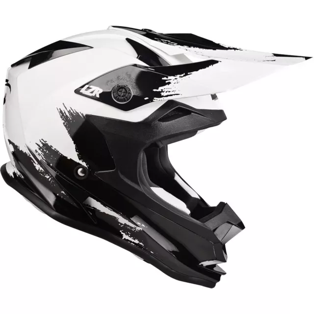 Lazer Mx Helmet Ripper Medium White Motocross Or-1 Enduro Ktm Off Road Acu Gold