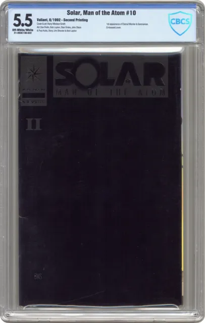 Solar Man of the Atom #10B 2nd Printing CBCS 5.5 1992 21-203C148-022