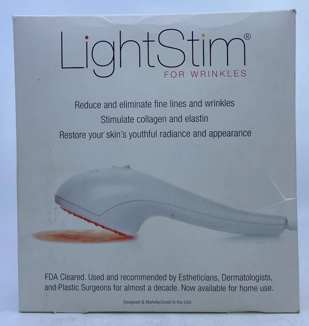 LIGHTSTIM DEVICE FOR Wrinkles LED Red Light Therapy White 79.99 PicClick