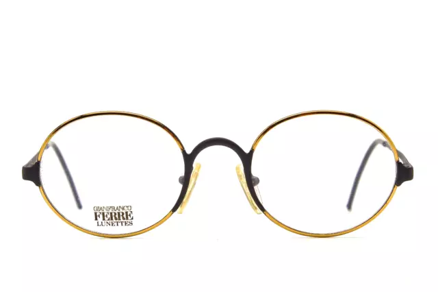 occhiali ovale vintage montatura donna uomo 80s👓 GIANFRANCO FERRE GFF50 51 17