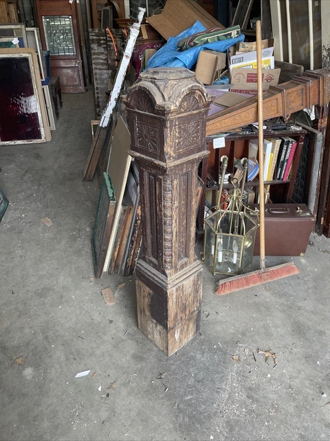 Bova 54 Antique Oak Newell Post 54 X 9.75 Square