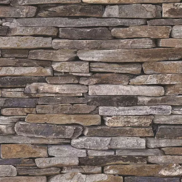 NATURAL STONE SLATE WALLPAPER 10m A.S. CREATION (9142-17) TEXTURED