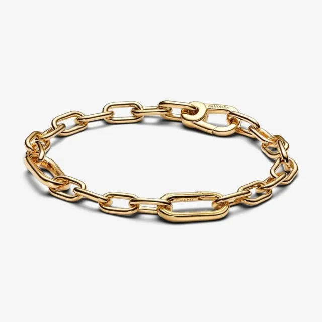 New Genuine Pandora Me Shine Gold Small-Link Chain Bracelet #569662C00-S2 16cm