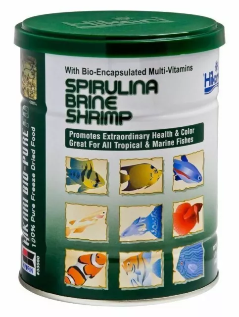 Hikari Bio-Pure Freeze Dried Spirulina Brine Shrimp With Multi-vitamins 1.76oz