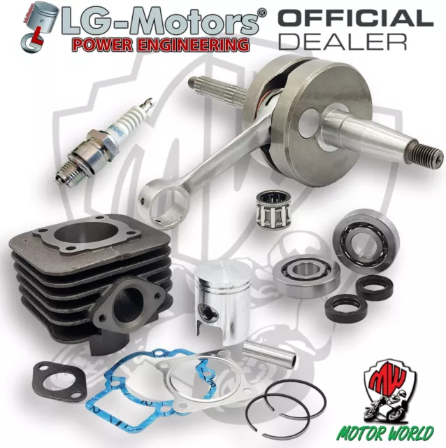 KIT POTENZIAMENTO CILINDRO ALBERO CANDELA 70cc ø47 2T GILERA STALKER 2009