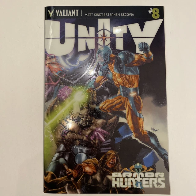 UNITY #8 Chromium Cover Valiant Entertainment Comics 2014 Armor Hunters!