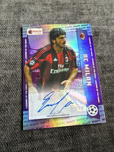2023 Topps Merlin 思いとどまり Heritage Gattuso Auto