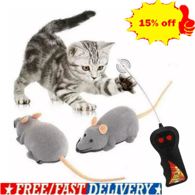 Remote Control Mouse Rat Mice Electronic Toy for Cat Puppy Pets Wireless HOT