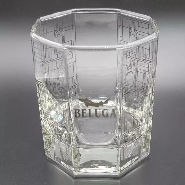 Beluga Vodka Russian Lowball Rocks Tumbler Glass