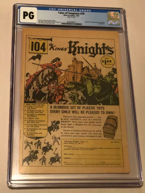 Tales of Suspense #39 Page 16 Only (Marvel 1963) CGC PG 1st Appearance Iron Man