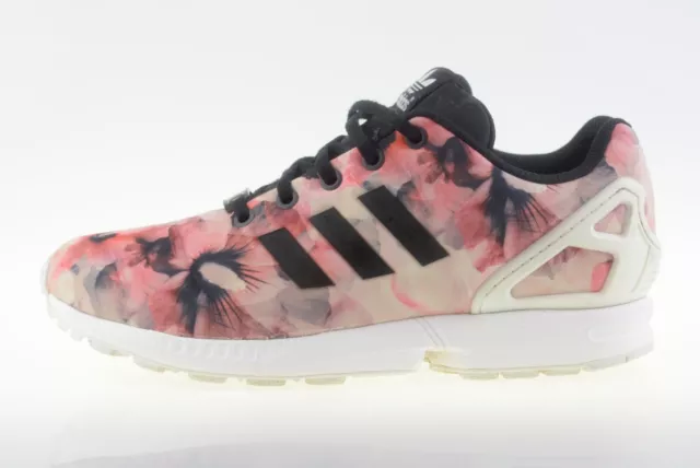 Adidas Originals ZX Flux Print (JR) Pink B25643 Women's Trainers Size UK 6.5