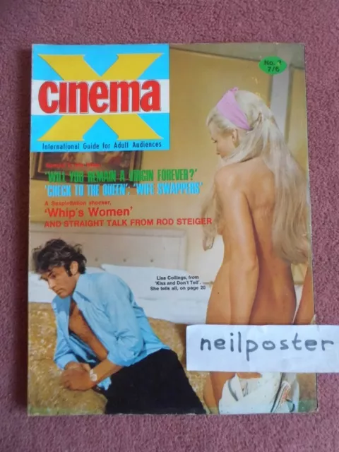 CINEMA X (1972) UK mag JANE BIRKIN, ALFRED HITCHCOCK, STANLEY LONG, etc