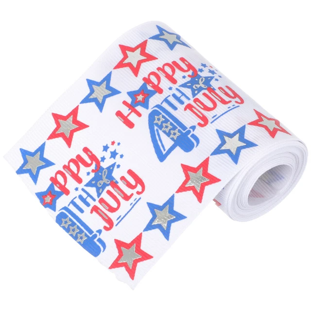 Flower Packaging Ribbon Flowers Wreath Decor US Citizenship Gifts