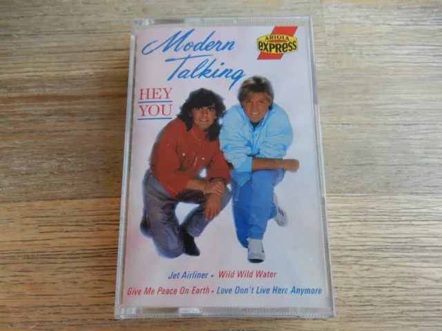 Modern Talking Hey You Jet Airliner Musik Kassette Mc Tape 1987 Ariola Italo Pop