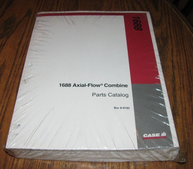CASE IH 1688 Axial Flow Combine Parts Catalog Manual Bur 89182