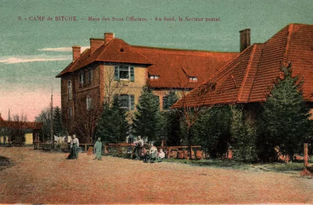 CPA 57 - Camp de BITCHE (Moselle) - 3. Mess des Sous-Officiers, secteur postal