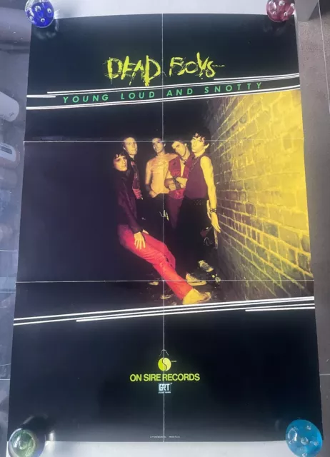 Original Vintage 1977 Dead Boys "Young Loaud And Snotty" Poster
