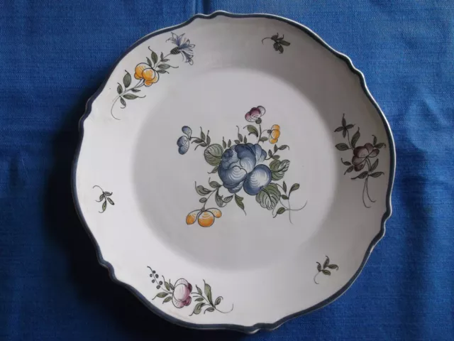 assiette ancienne en faience de malicorne émile tessier